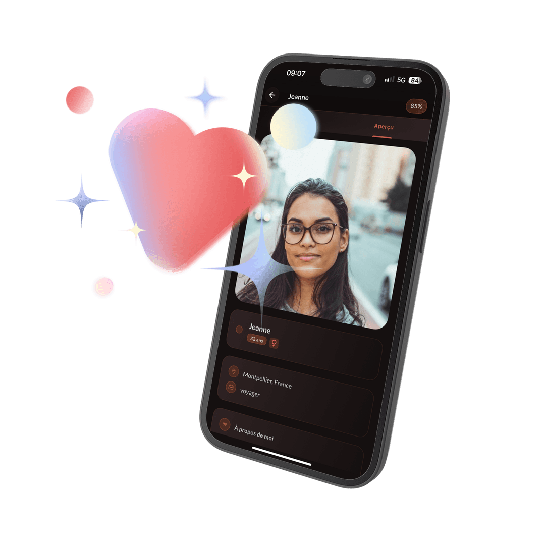 Créez votre profil authentique - Interface Hugmify